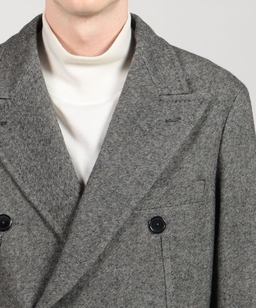 タスマニアラムウール ダブルブレステッド6Bジャケット 
