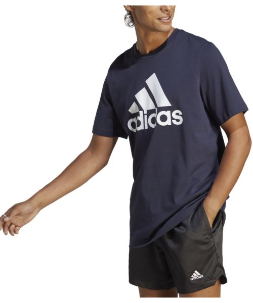 adidas(adidas)/adidas アディダス エッセンシャルズ シングルジャージー ビッグロゴ半袖Tシャツ ECQ9/img03