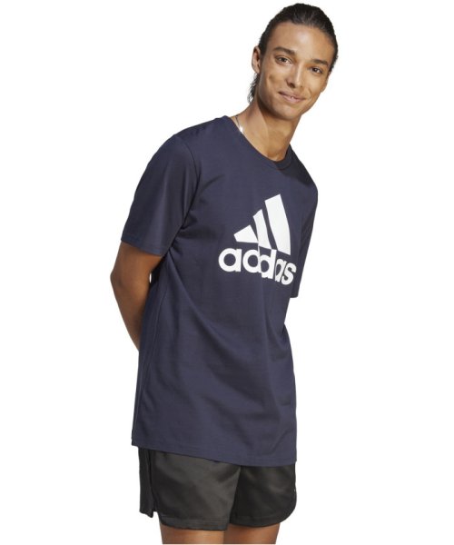 adidas(adidas)/adidas アディダス エッセンシャルズ シングルジャージー ビッグロゴ半袖Tシャツ ECQ9/img05