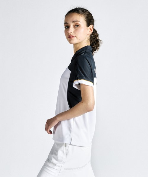 Munsingwear(マンシングウェア)/【ENVOY】SUNSCREENブロッキングデザインポロ衿半袖シャツ/img02