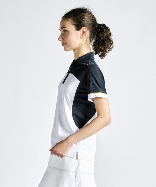 Munsingwear(マンシングウェア)/【ENVOY】SUNSCREENブロッキングデザインポロ衿半袖シャツ/img03