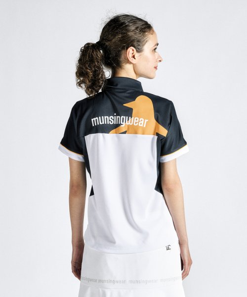 Munsingwear(マンシングウェア)/【ENVOY】SUNSCREENブロッキングデザインポロ衿半袖シャツ/img04