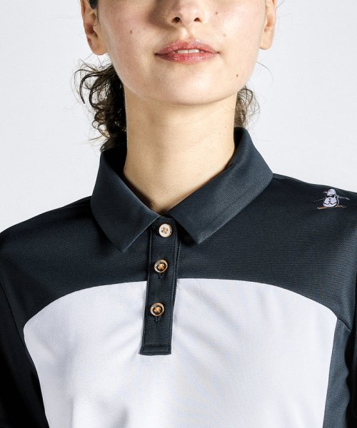 Munsingwear(マンシングウェア)/【ENVOY】SUNSCREENブロッキングデザインポロ衿半袖シャツ/img05