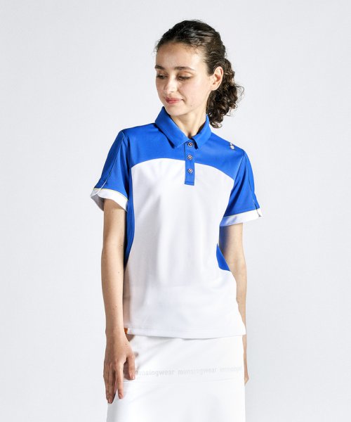 Munsingwear(マンシングウェア)/【ENVOY】SUNSCREENブロッキングデザインポロ衿半袖シャツ/img11