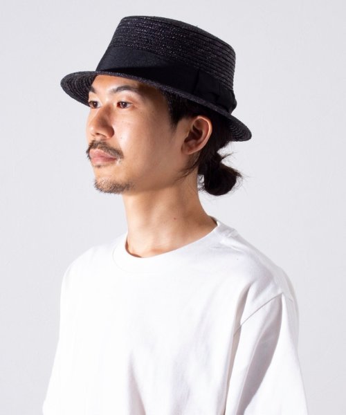 GLOSTER(GLOSTER)/【GLOSTER/グロスター】STRAW BOATER HAT ストローハット 麦わら カンカン帽/img06