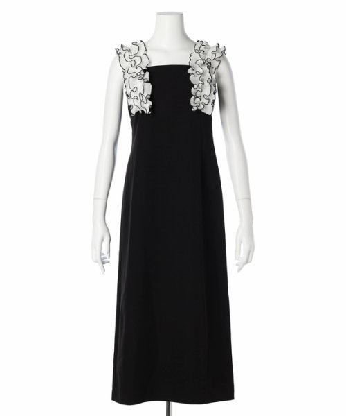 ショルダーフリルIラインワンピース 予めご了承ください W1366268816(10450円)