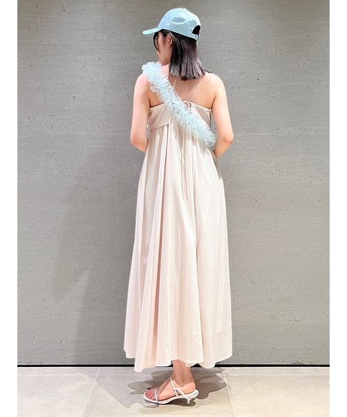 ギャザーキャミワンピース 予めご了承ください