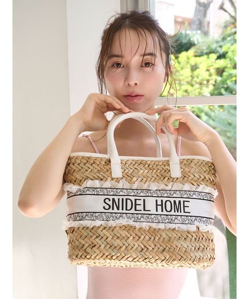 SNIDEL HOME(SNIDEL HOME)/ロゴテープかごバッグ/img03