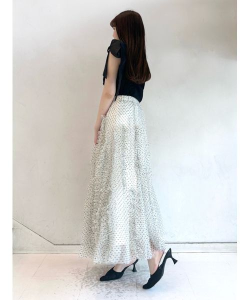 ランダムフリルチュールスカート 予めご了承ください