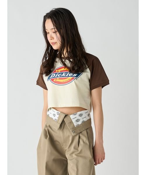 LILY BROWN(リリー ブラウン)/【LILY BROWN Dickies(R)】クロップドロゴTシャツ/img23