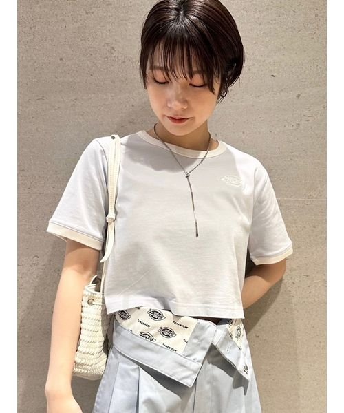 LILY BROWN(リリー ブラウン)/【LILY BROWN Dickies(R)】クロップドロゴTシャツ/img26