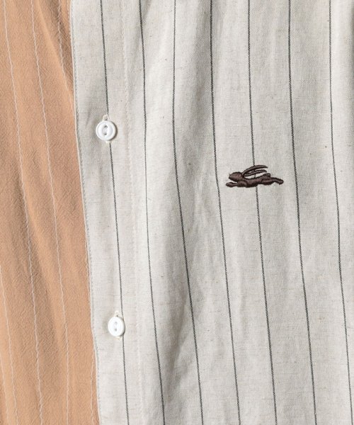 KRIFF MAYER(クリフ メイヤー)/ワンポイント刺繍ストライプ半袖シャツ/img06