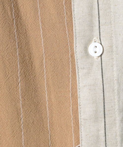 KRIFF MAYER(クリフ メイヤー)/ワンポイント刺繍ストライプ半袖シャツ/img07