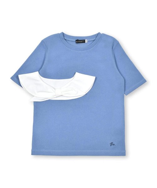 BeBe(ベベ)/セーラー付け襟テレコ半袖Tシャツ(90~160cm)/img04