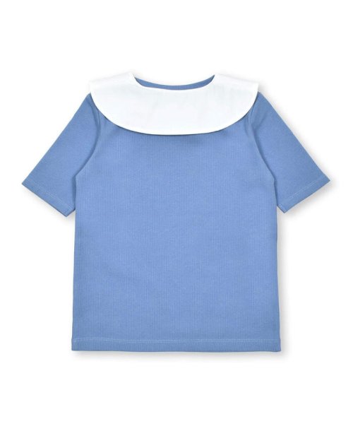 BeBe(ベベ)/セーラー付け襟テレコ半袖Tシャツ(90~160cm)/img06