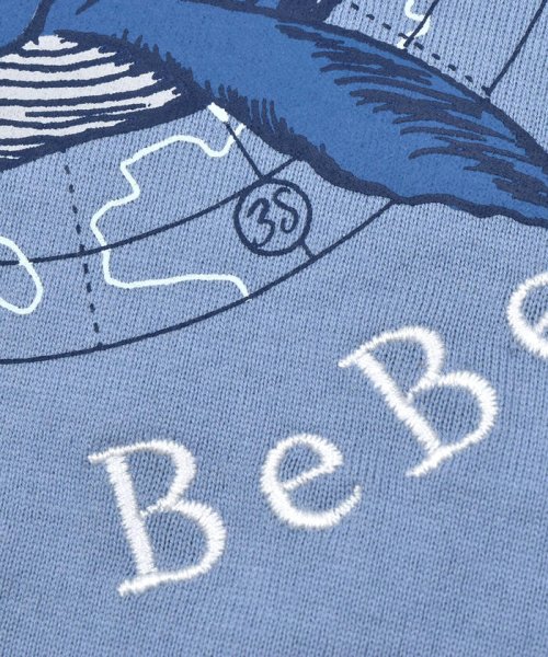 BeBe(ベベ)/【吸水速乾】ホエール＆マップ半袖天竺Tシャツ(90~150cm)/img08