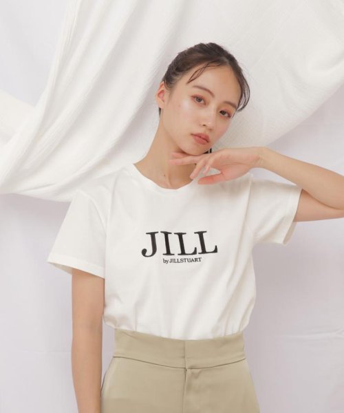 JILL by JILL STUART(ジル バイ ジル スチュアート)/オーガニック刺繍ロゴTシャツ　WEB限定カラー:アカロゴ/img24
