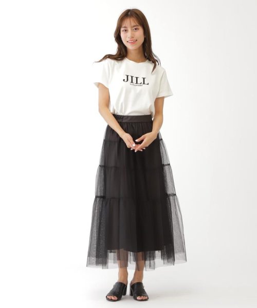 JILL by JILL STUART(ジル バイ ジル スチュアート)/オーガニック刺繍ロゴTシャツ　WEB限定カラー:アカロゴ/img26