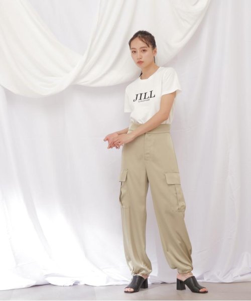 JILL by JILL STUART(ジル バイ ジル スチュアート)/オーガニック刺繍ロゴTシャツ　WEB限定カラー:アカロゴ/img30