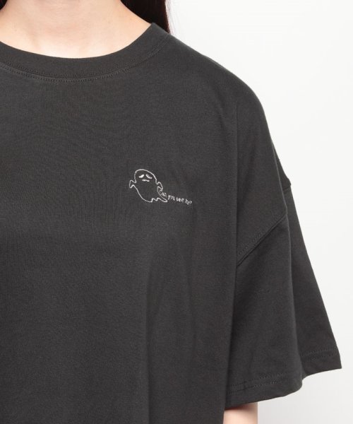 NICE CLAUP OUTLET(ナイスクラップ　アウトレット)/オバケプリント刺繍Tシャツ/img21