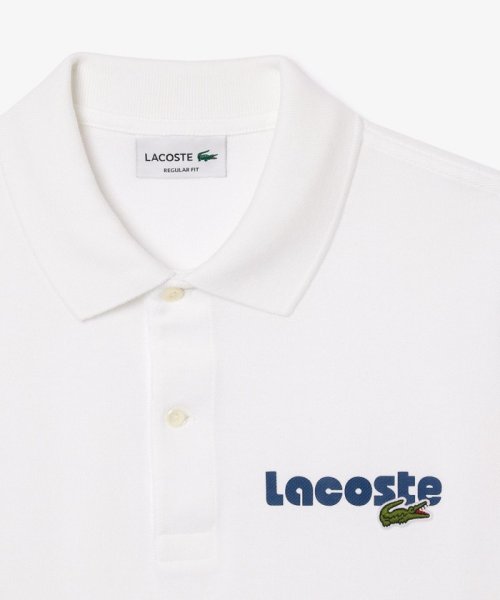 LACOSTE Mens(ラコステ　メンズ)/ネームプリントウォッシュドポロシャツ/img01