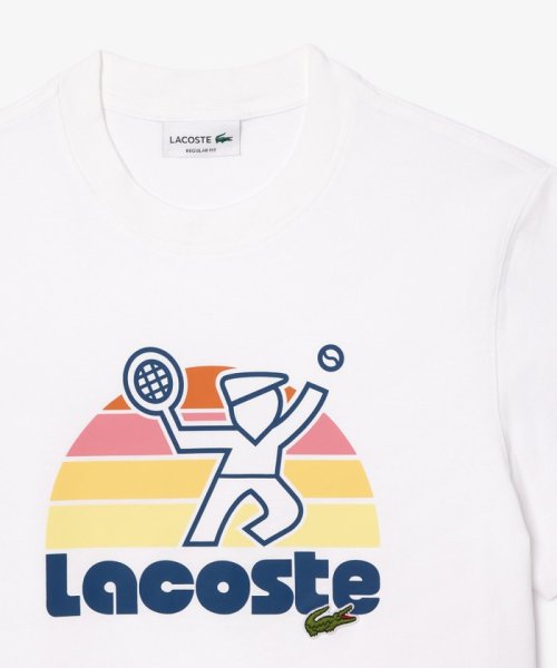LACOSTE Mens(ラコステ　メンズ)/テニスプレイヤーグラフィックプリントクルーネックTシャツ/img01