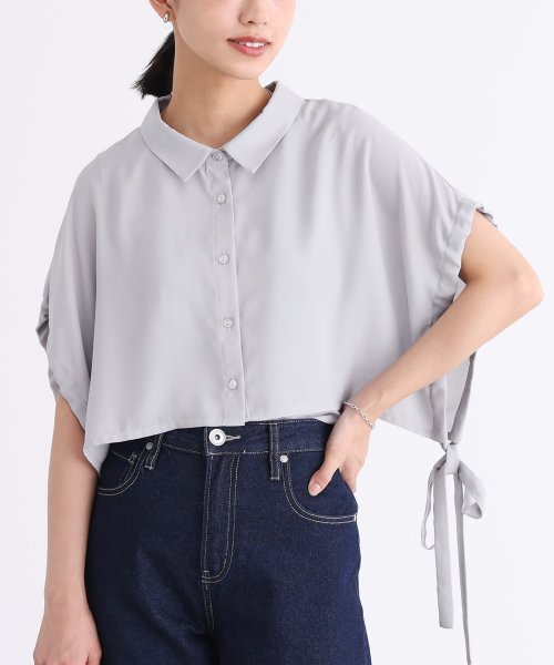 osharewalker(オシャレウォーカー)/『レイヤード風リボンデザインシャツ』/img01