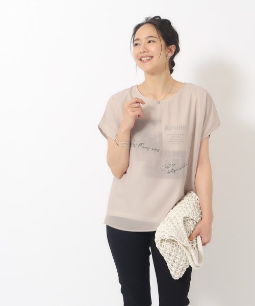 大人の旬な着こなしに シフォンレイヤード 転写プリントTシャツ 人気・おすすめ｜省スペース設計・旅行向けにおすすめ お得商品 プライバシー配送 国内発送・安心販売体制
