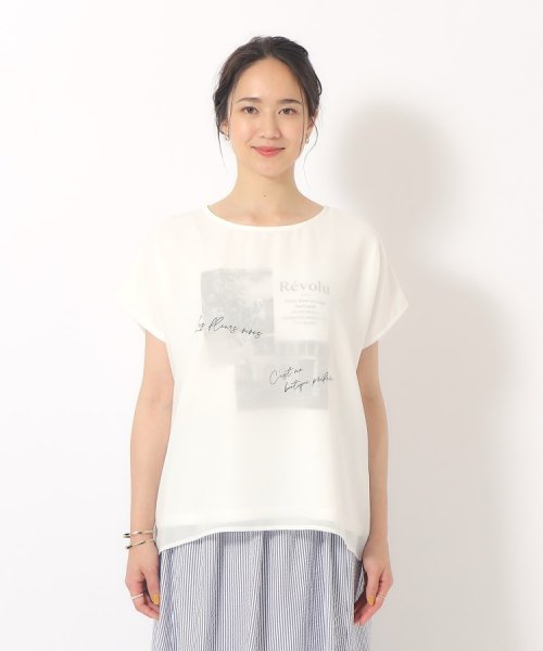 大人の旬な着こなしに シフォンレイヤード 転写プリントTシャツ 人気・おすすめ｜省スペース設計・旅行向けにおすすめ お得商品 プライバシー配送 国内発送・安心販売体制