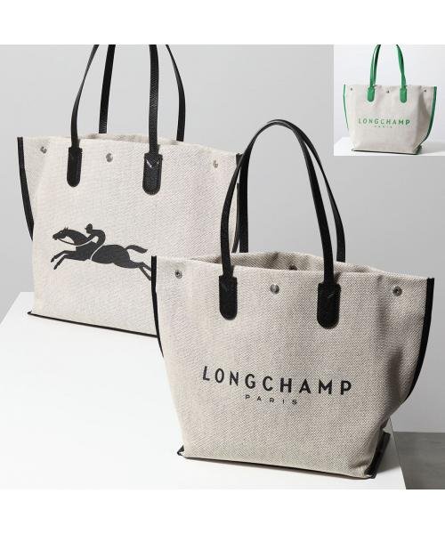 Longchamp(ロンシャン)/Longchamp トートバッグ 10090HSG037 コットン×レザー ロゴ/img01
