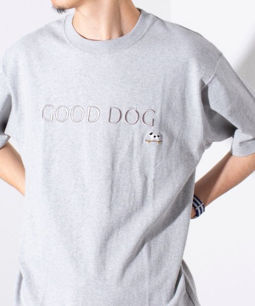 GLOSTER(GLOSTER)/【GLOSTER/グロスター】フレンチブルドッグ刺繍 GOOD DOG Tシャツ/img05