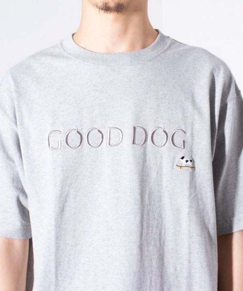 GLOSTER(GLOSTER)/【GLOSTER/グロスター】フレンチブルドッグ刺繍 GOOD DOG Tシャツ/img06