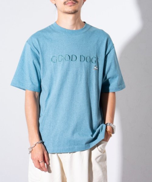 GLOSTER(GLOSTER)/【GLOSTER/グロスター】フレンチブルドッグ刺繍 GOOD DOG Tシャツ/img11