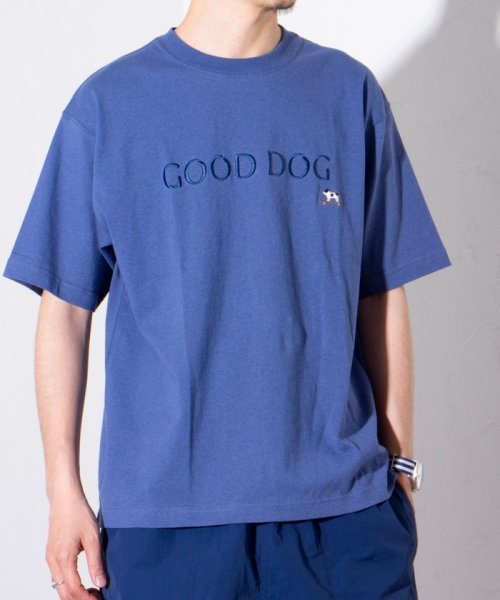 GLOSTER(GLOSTER)/【GLOSTER/グロスター】フレンチブルドッグ刺繍 GOOD DOG Tシャツ/img21