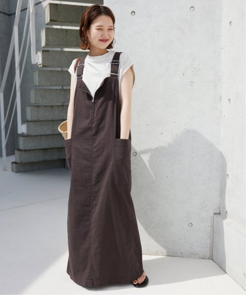 《WEB限定/追加6予約》アイラインジャンパースカート SLOBE こちらの商品は メイン