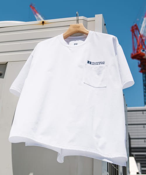URBAN RESEARCH DOORS(アーバンリサーチドアーズ)/【予約】『別注』RUSSELL ATHLETIC×DOORS　DRY－POWER S/S T－shirts/img02