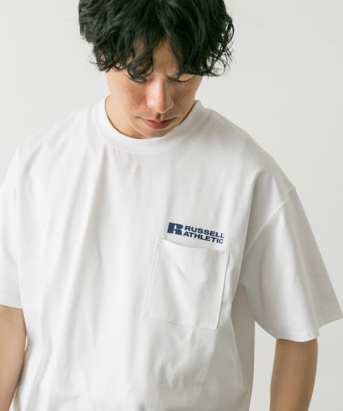 URBAN RESEARCH DOORS(アーバンリサーチドアーズ)/【予約】『別注』RUSSELL ATHLETIC×DOORS　DRY－POWER S/S T－shirts/img03