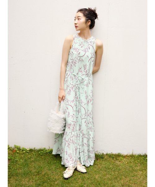 バリエーションプリントサマードレス 予めご了承ください