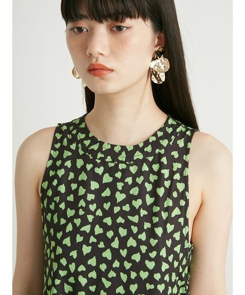 バリエーションプリントサマードレス 予めご了承ください