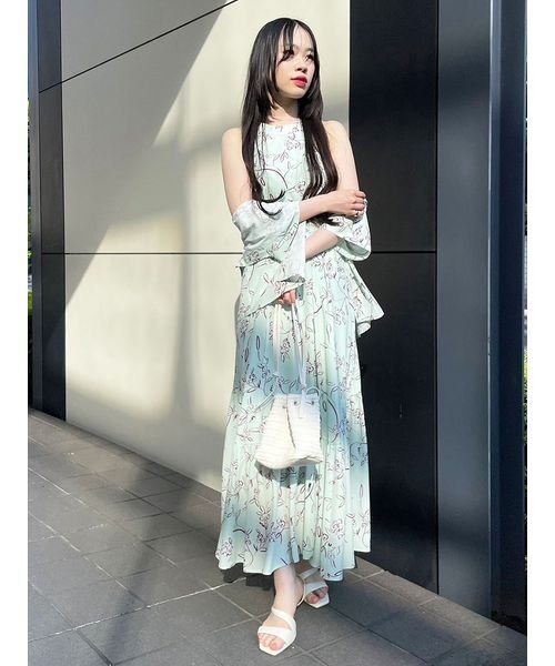 バリエーションプリントサマードレス 予めご了承ください