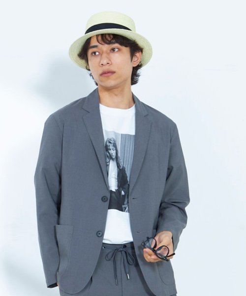 GLOSTER(GLOSTER)/【GLOSTER/グロスター】STRAW BOATER HAT ストローハット 麦わら カンカン帽/img08
