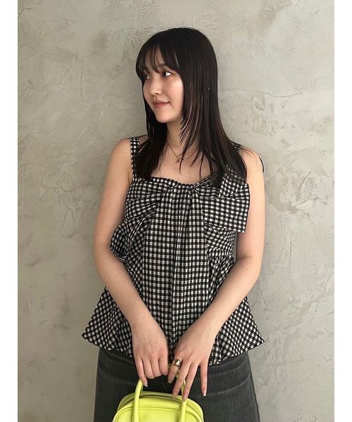 ペプラムリボントップス【WEB限定カラーあり】(505845885)|阪急 ペプラムリボントップス【WEB限定カラーあり】(505845885)|阪急