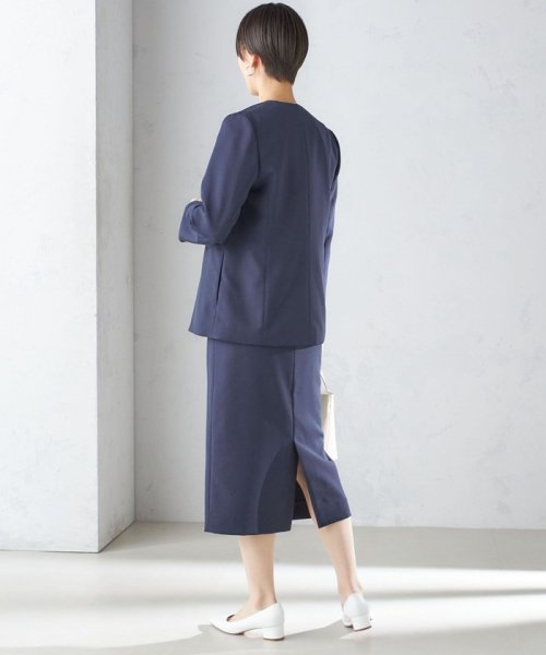 〈手洗い可能／撥水加工／接触冷感〉カラーレス ジャケット（セットアップ対応） 品番：313