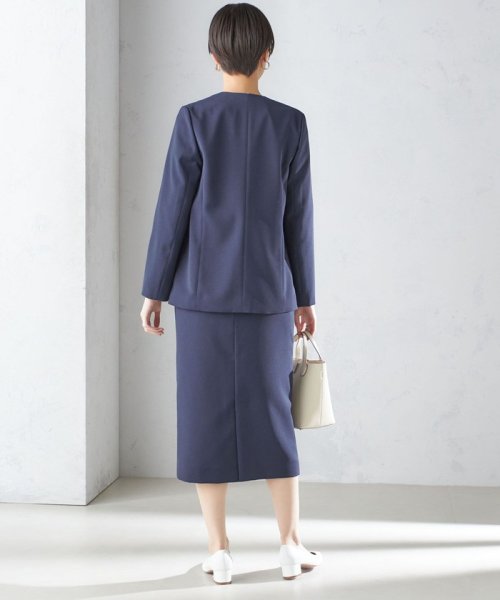 〈手洗い可能／撥水加工／接触冷感〉カラーレス ジャケット（セットアップ対応） 品番：313