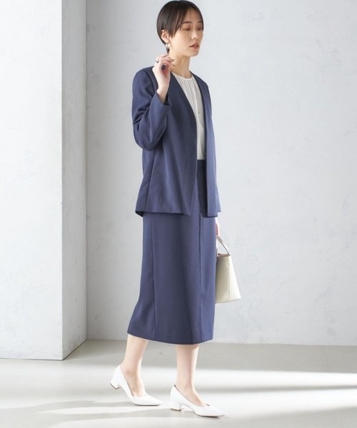 〈手洗い可能／撥水加工／接触冷感〉カラーレス ジャケット（セットアップ対応） 品番：313