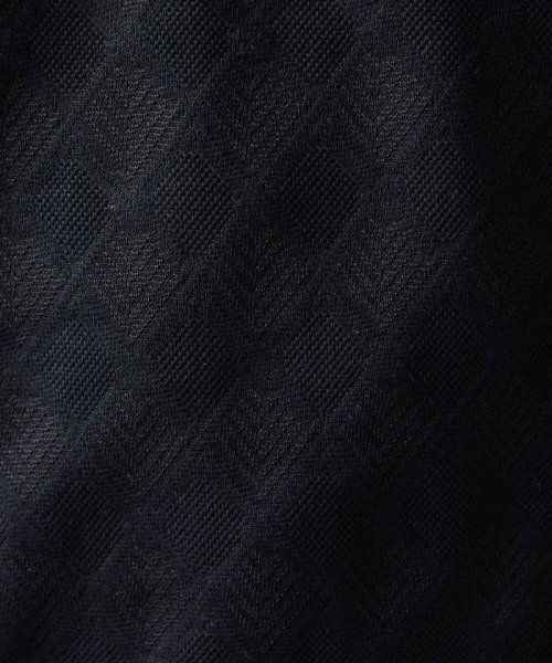 MICHEL KLEIN HOMME(ミッシェルクランオム)/《日本製》ダイヤ柄半袖ポロシャツ/img14