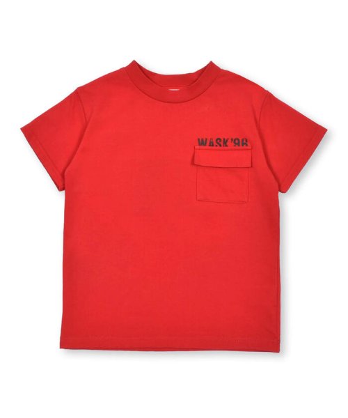 WASK(ワスク)/【接触冷感】胸ポケットバックSUMMERプリント天竺Tシャツ(100~160cm/img05