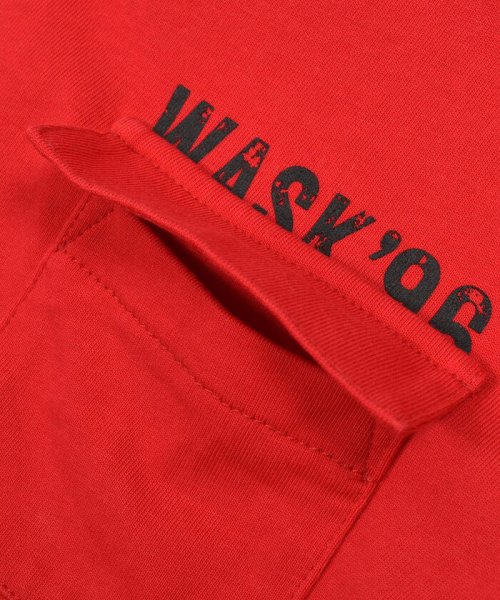 WASK(ワスク)/【接触冷感】胸ポケットバックSUMMERプリント天竺Tシャツ(100~160cm/img08