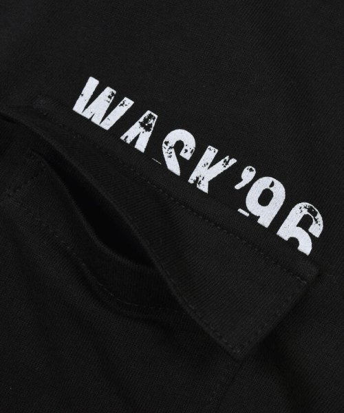 WASK(ワスク)/【接触冷感】胸ポケットバックSUMMERプリント天竺Tシャツ(100~160cm/img16