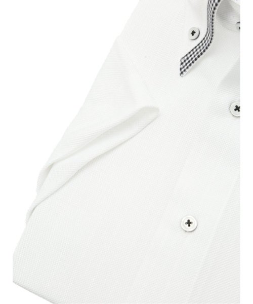 TAKA-Q(タカキュー)/クールパス スタンダードフィット ボタンダウン半袖ニットシャツ 半袖 シャツ メンズ ワイシャツ ビジネス ノーアイロン 形態安定 yシャツ 速乾/img04
